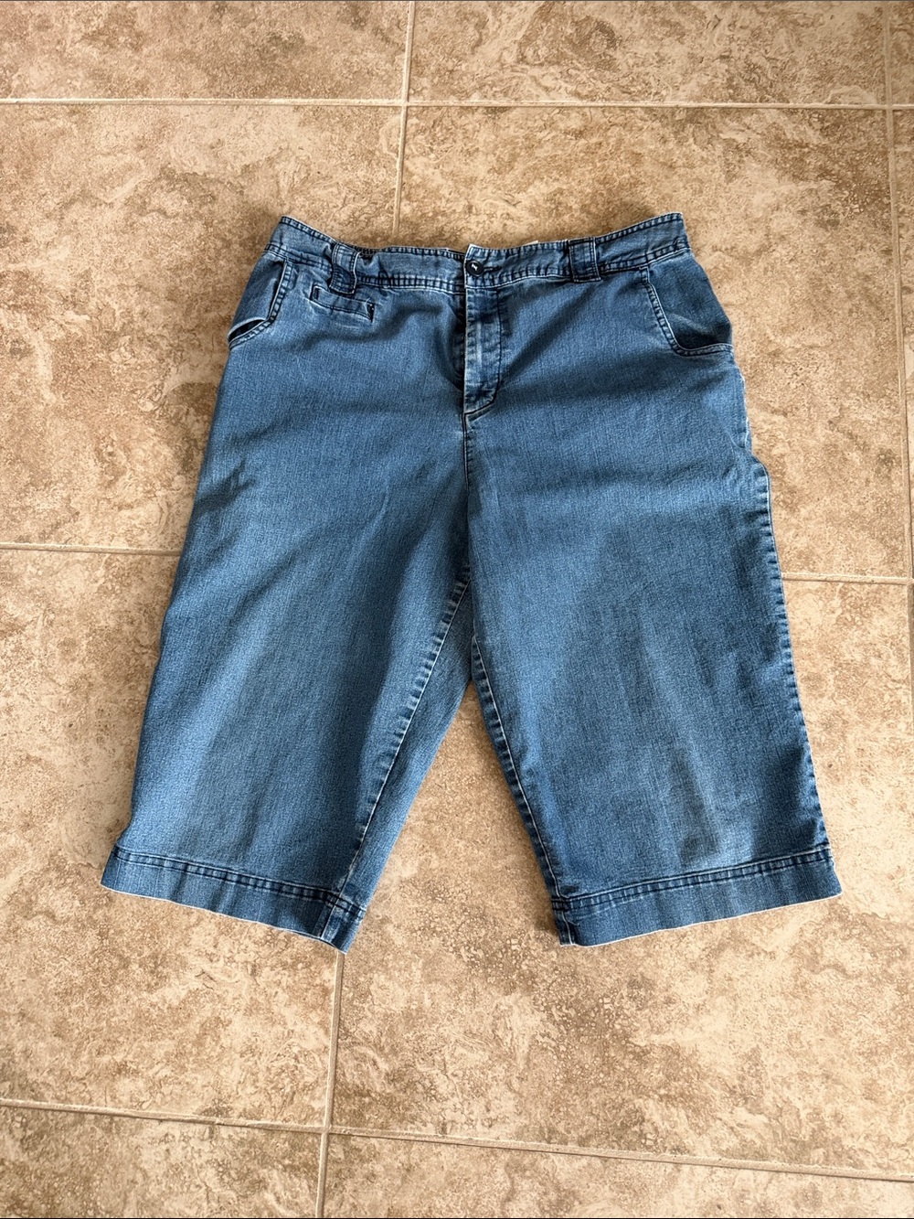 White Stag Blue Denim Bermuda Shorts